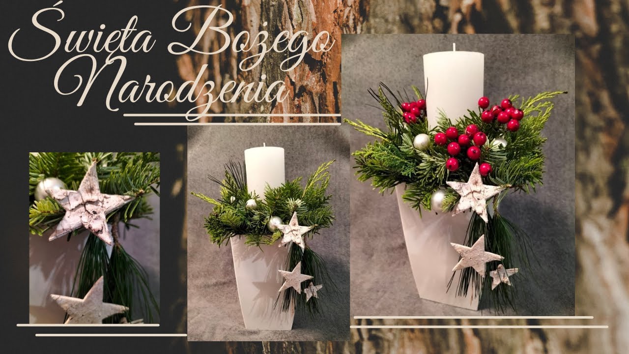 DEKORACJA ŚWIĄTECZNA // ŚWIĘTA BOŻEGO NARODZENIA // SZYBKO I PROSTO
