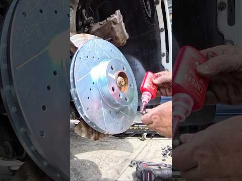 40 Second Brake Job | BMW X5 | Performance Drilled And Slotted Rotors #mechanic #brakerepair