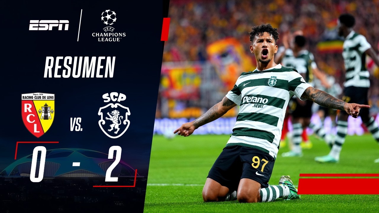 PARTIDAZO DEL COLOMBIANO SUÁREZ Y TRIUNFO DE SPORTING CP EN FRANCIA | Lens 0-2 Sporting CP | RESUMEN