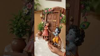 Download lagu radha Krishna wall hanging 😍🔗 #shorts #radhakrishna #wallhangging mp3