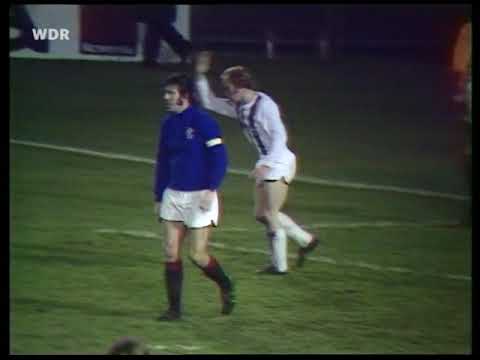 07/11/1973 Cup Winners Cup 2nd Round 2nd leg RANGERS v BORUSSIA MONCHENGLADBACH