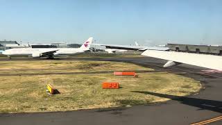 羽田空港着陸するまでの外の景色