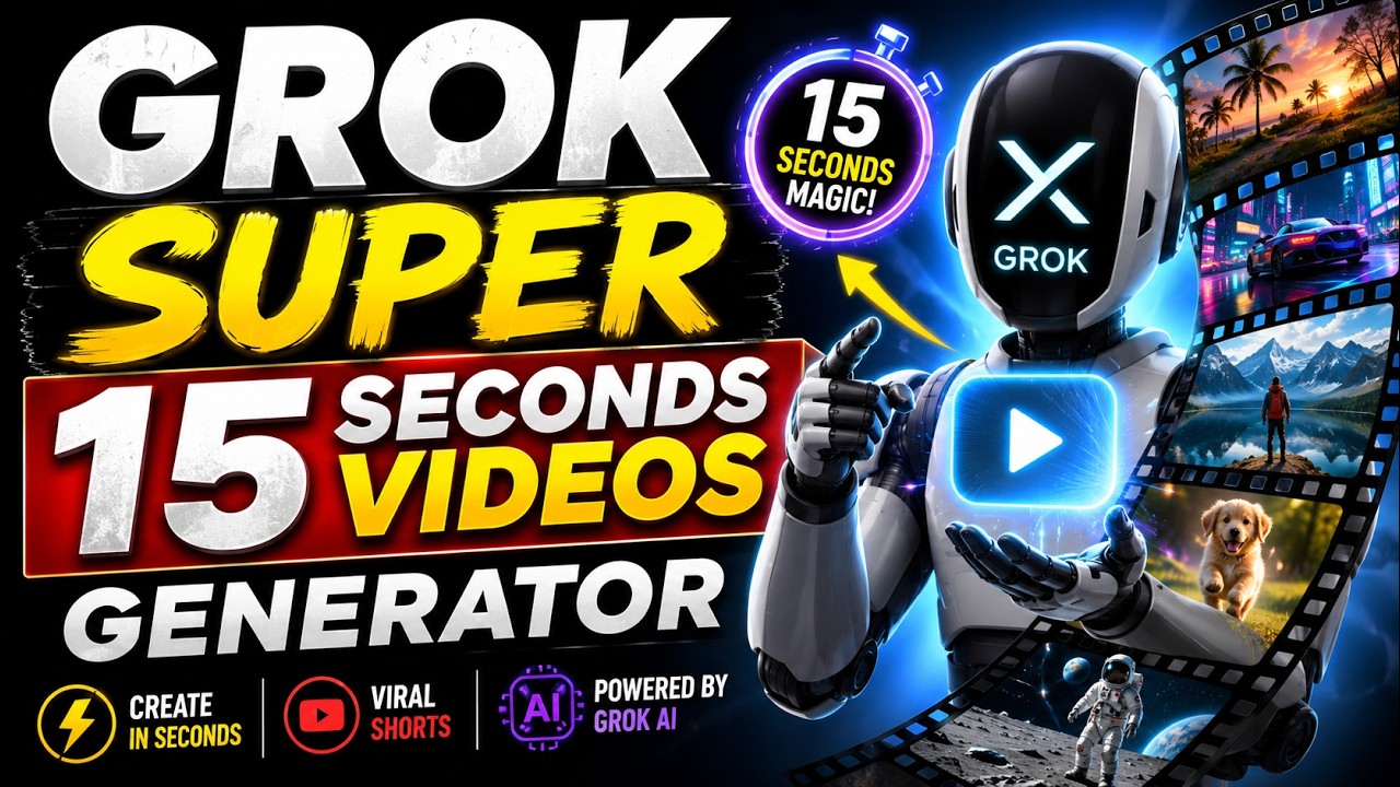 Imagine Grok Super 15 Seconds AI Video Generator | Create Viral AI Videos in Seconds