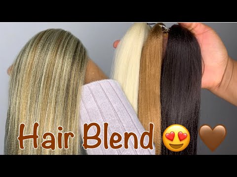 blending braiding hair colors