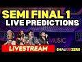 SEMI FINAL 1 LIVE PREDICTIONS | Eurovision Song Contest 2024 | SHAUUNZERS