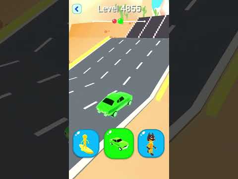 Shape shifting2 game level #4855  hyper casual game #shapeshifting  #gameplay #gaming #shortvideo...