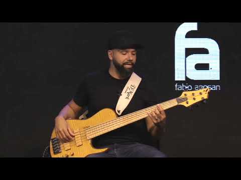 Fábio Aposan - Videoaula  groovando em QUINTAS -  Deus da minha vida