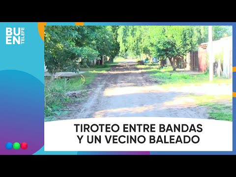Un VECINO fue BALEADO durante un ENFRENTAMIENTO entre BANDAS en FLORENCIO VARELA #BuenTelefe