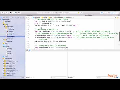 Introduction to Server Side Swift Fluent and Sqlite|packtpub com