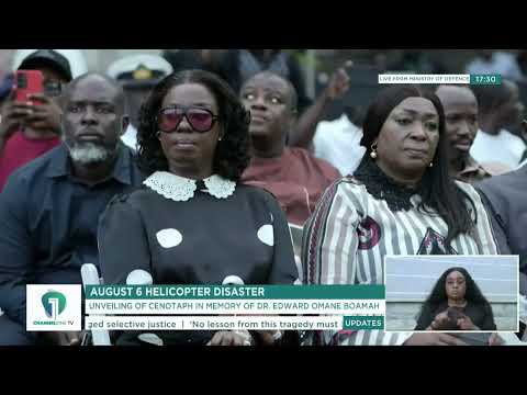'His service to Ghana won't be forgotten' - Mahama eulogises Omane Boamah as Cenotaph is unveiled