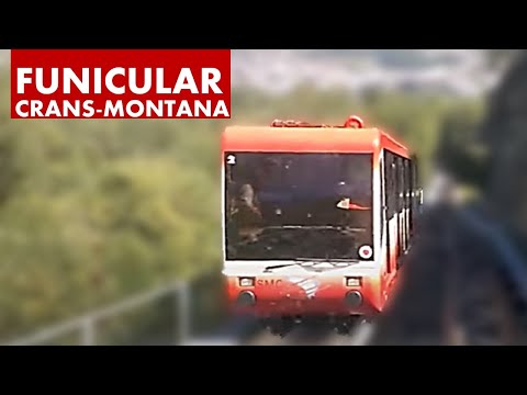 Switzerland: Riding the Funicular from Sierre to Crans-Montana