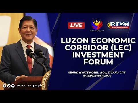 Luzon Economic Corridor Investment Forum 09/10/2026