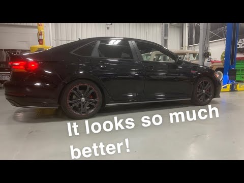 H&R Lowering Springs Install on a 19 Volkswagen Gli!