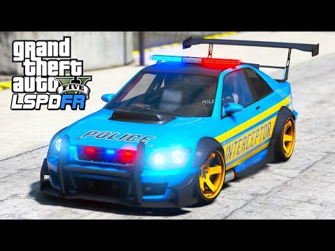 GTA 5 Mods - One RIDICULOUS Tuner Police Car!! (LSPDFR Gameplay)
