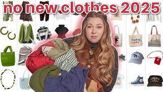 why I'm tracking my outfits for an entire year (to stop buying clothes in 2025)