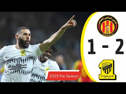 Karim Benzema Al Ittihad Debut vs Es Tunis | 2023-24 All Goals