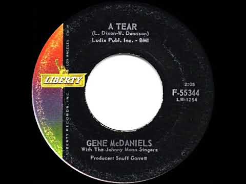 1961 HITS ARCHIVE: A Tear - Gene McDaniels (45 single version)