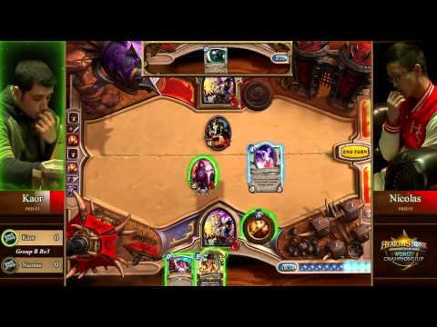 Kaor vs. Nicolas - Group B - Match 3 - Hearthstone World Championship 2014