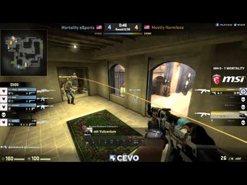 Mostly Harmless vs Mortality eSports Game 2 (CEVO-M CS:GO Season 7) - Gecks & Dust