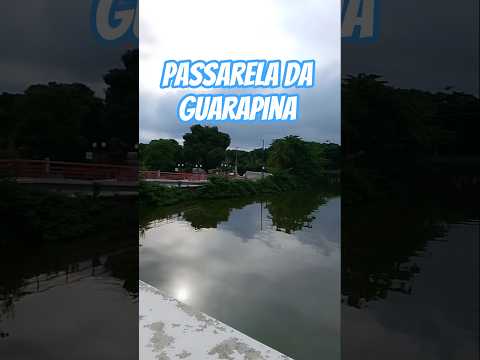 passarela sobre o canal de Bambuí, fazendo a ligação com o bairro de Cordeirinho! #viagem #Lagoa #fy