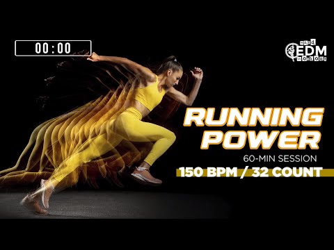 🔥 Running Power 2025 – 150 BPM / 32 Count (60-Min Session)
