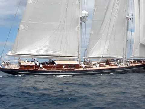 Sailing Yacht METEOR at the 2010 St. Barth's Bucket Regatta