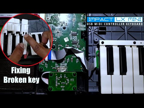 Fixing broken key of Nektar Impact LX Mini Midi controller