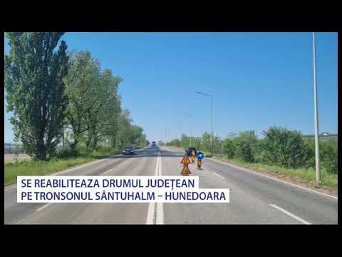 Se reabiliteaza soseaua Hunedoara - Sântuhalm - Stiri Antena Vest -
