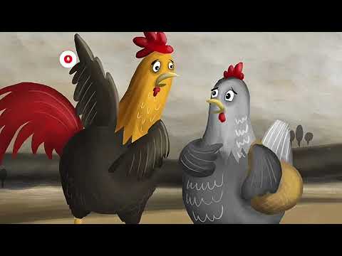 Chicken Little in Italian 🇮🇹 | Il Polletto Carletto with English Subtitles