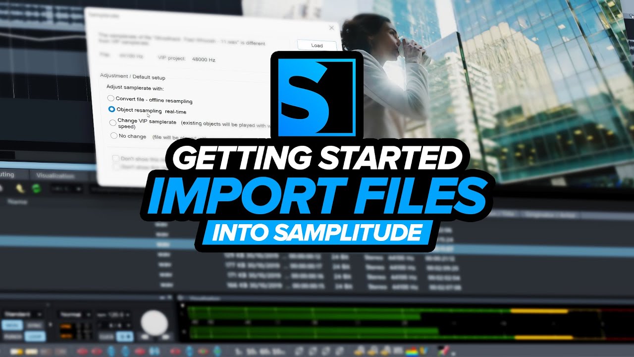 Samplitude: Importing Audio Files and Sound Effects (Quick Tip)