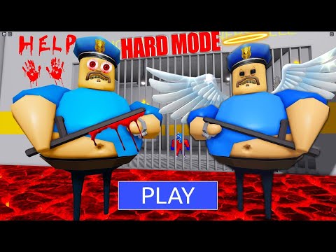 BARRY'S PRISON RUN! OBBY HARD MODE Roblox Gameplay Walkthrough No Death 4K