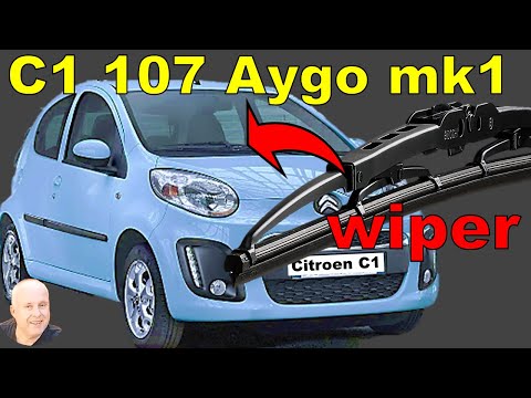 Citroen C1 Front Wiper Blade Replacement | How To | Easy DIY