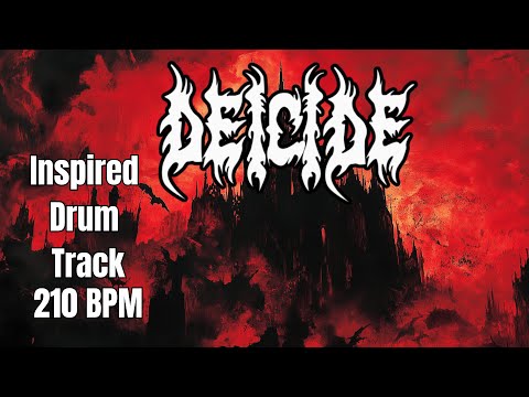 210 BPM Deicide-Style Drum Backing Track | Brutal Death Metal Drums