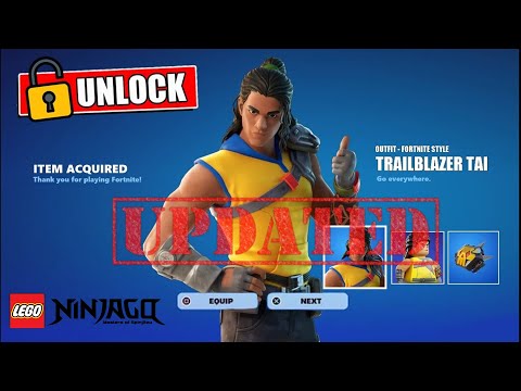 Fortnite Lego | How to Unlock *Free* Trailblazer Tai Skin *UPDATED NINJAGO*