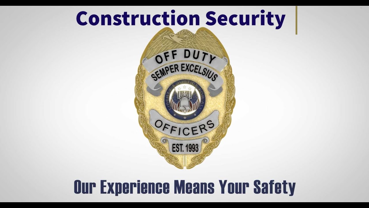 Construction Security Guards When You Need It