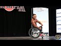 2020 Wheelchair Olympia 3rd Place Adelfo Cerame Posing Routine Video