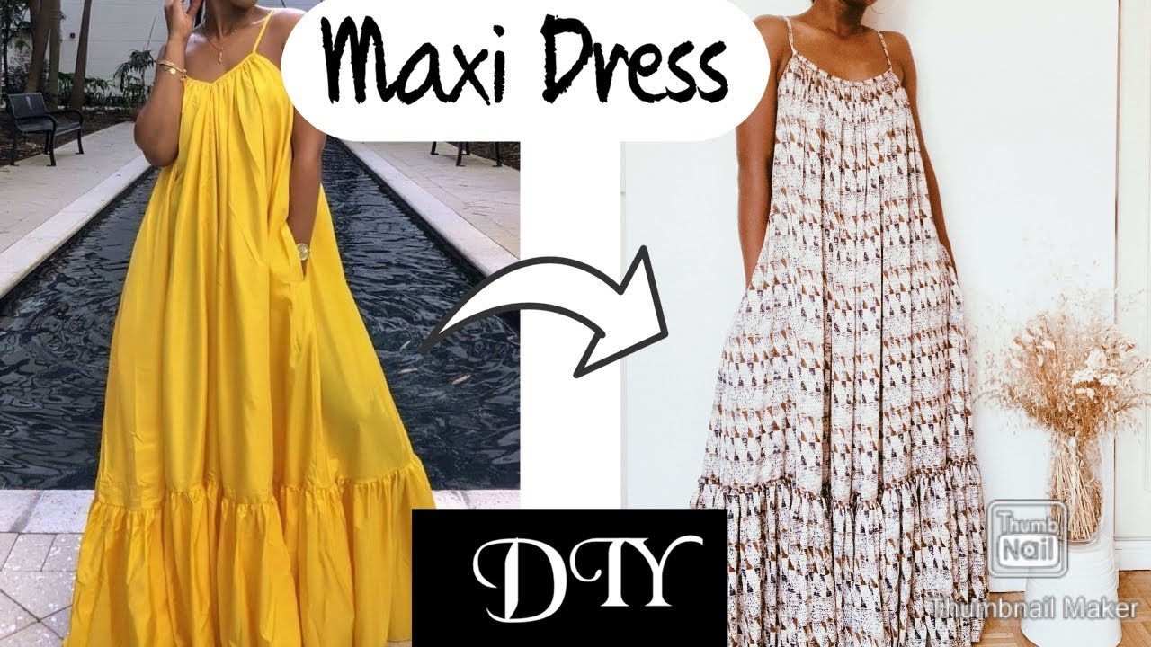 DIY MAXI DRESS | ROBE MAXI | LONGUE ROBE | ROBE D’ÉTÉ