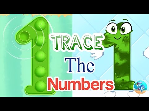 Learn Counting Numbers 1 To 10 - Wash The Numbers 1 - Numbers Song
