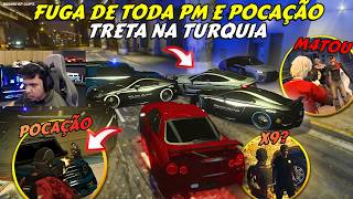 TRETA RARO M4TOU A AVILA! | TRUFA X9? FUGA DE TODA POLICIA - BKINHO RP CLIP'S