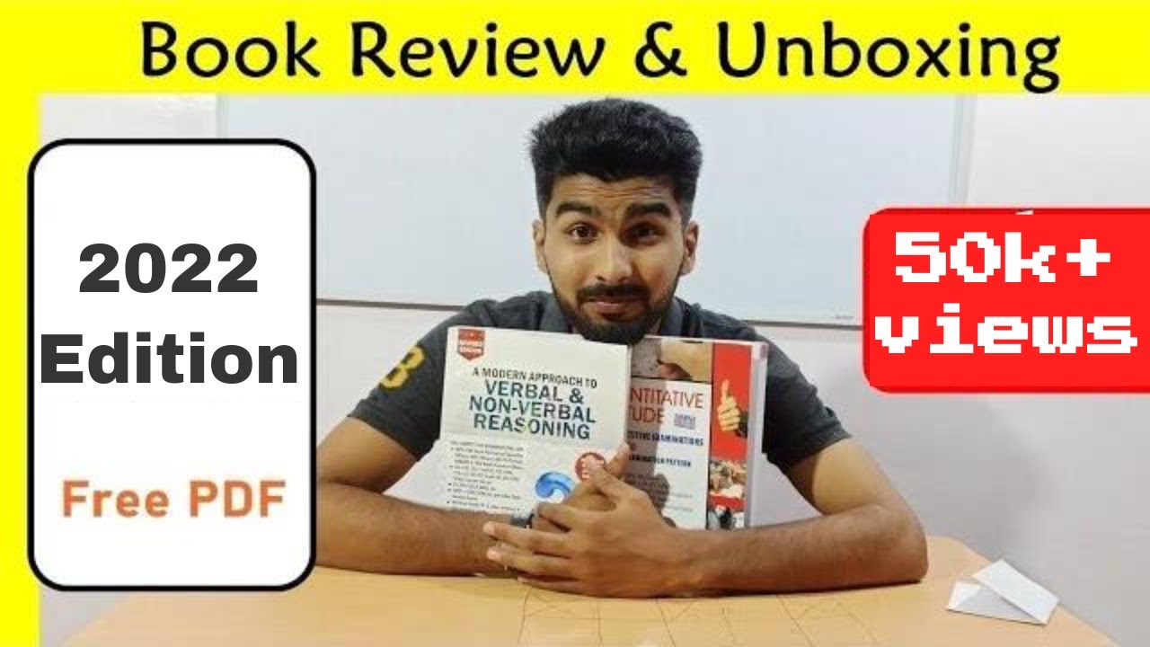 Watch video R S Aggarwal's Quantitative Aptitude AND Verbal & Non Verbal Reasoning Review Now R S Aggarwal's Quantitative Aptitude AND Verbal & Non Verbal Reasoning Review
