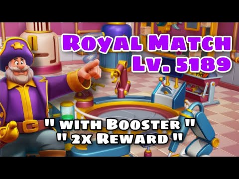 Royal Match Gameplay Level 5189 | Super Hard Level Area 70 King’s Nightmare Factory Super Light Ball