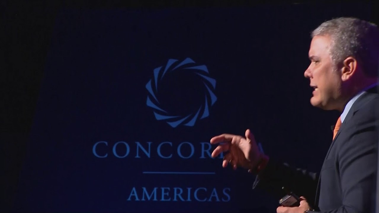 Iván Duque Márquez, President, Republic of Colombia, speaks at the 2018 Concordia Americas Summit