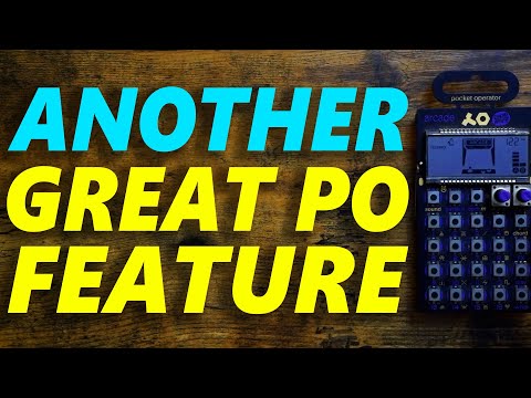 Another Great Pocket Operator Feature