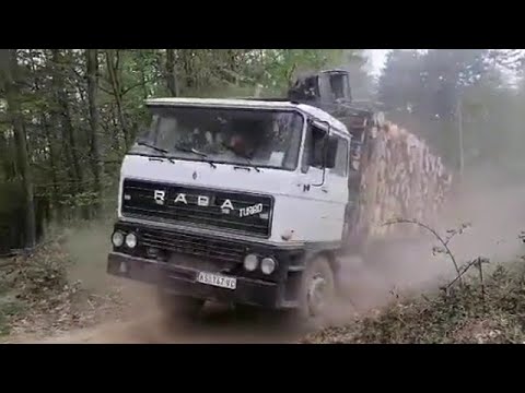 Stara RABA Uz Brdo Vozi 20 Metara Drva.
