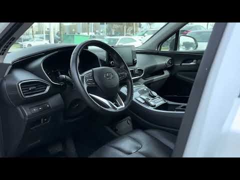 2022 Hyundai Santa Fe Urban AWD in White for sale at Abbotsford Hyundai in Abbotsford, BC