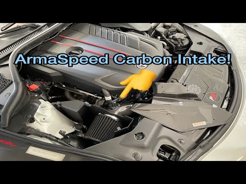 Replacing my GR Supra MST intake for the ArmaSpeed Carbon Intake and fixing my charge pipe leak!