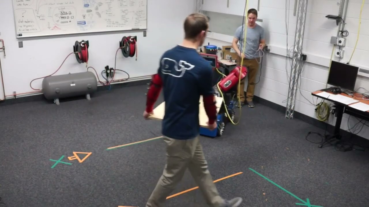 Human-Robot Co-manipulation - Demonstration