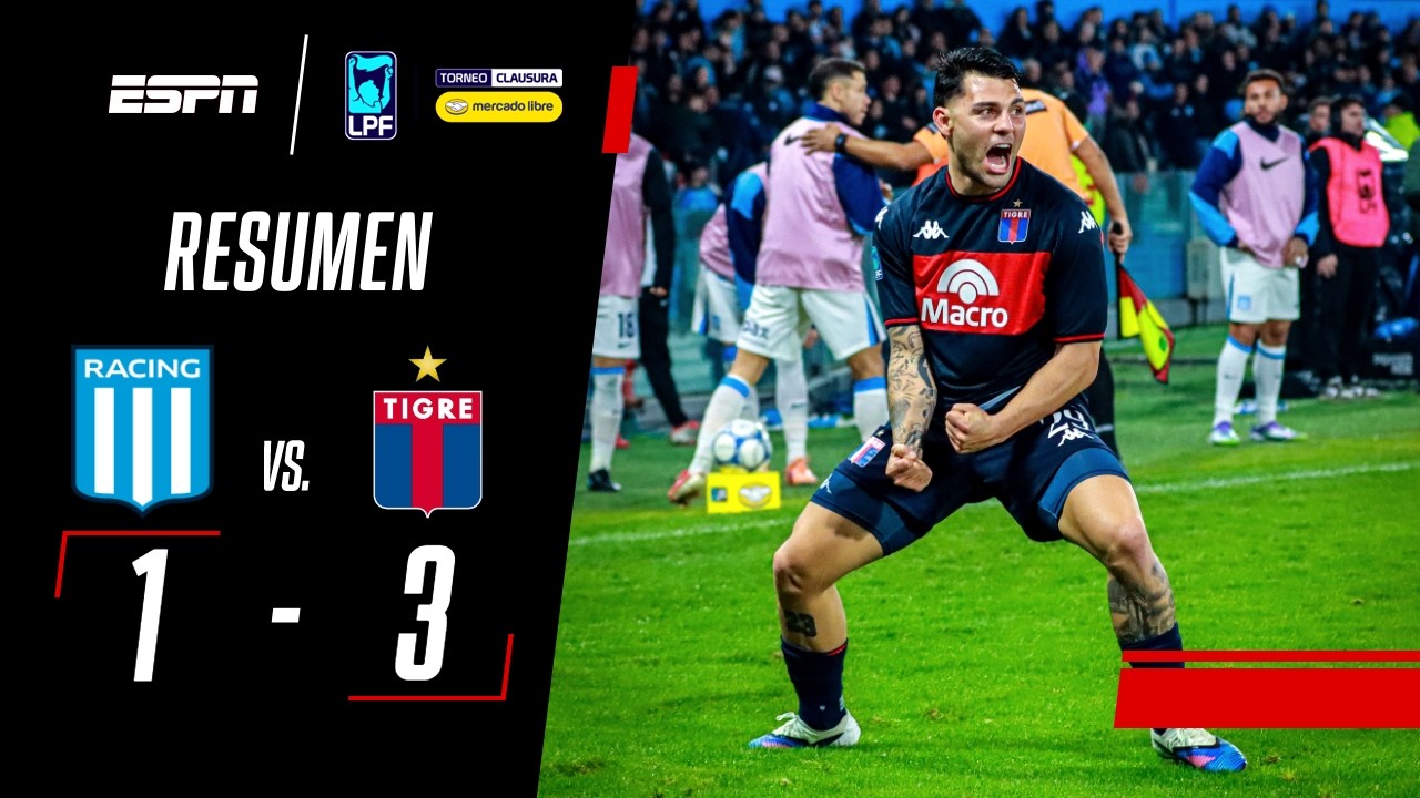 EL PITY LE MARCÓ DE NUEVO A LA ACADEMIA Y FESTEJÓ EN AVELLANEDA | Racing 1-3 Tigre | RESUMEN