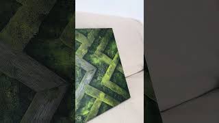 Nástenná dekorácia - Geometrické machy