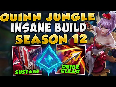 RANK 1 QUINN SHOWS YOU WHY QUINN JUNGLE IS BROKEN IN SEASON 12 (BEST GANKER) - Leauge of Legends